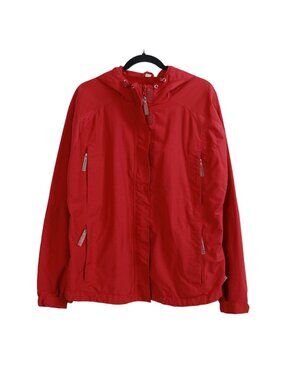 Nuage Red Outdoor Hooded Sport Jacket